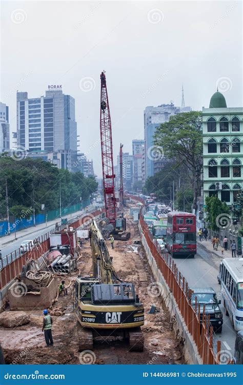 Bangladeshi New Project Management Elevated Expressway Editorial Photo ...