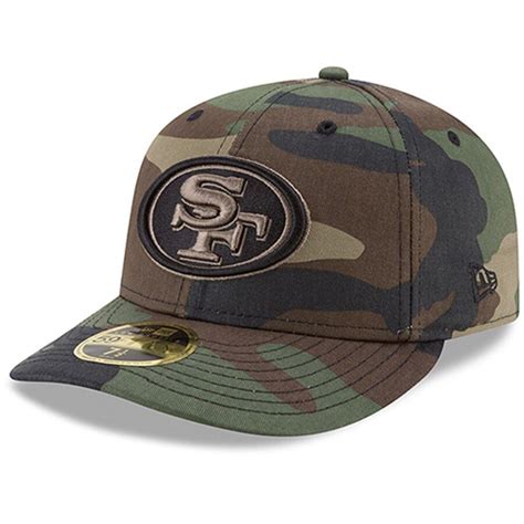 * San Francisco 49ers New Era Woodland Camo Low Profile 59FIFTY Fitted ...