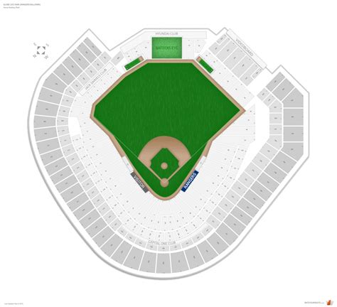 Texas Rangers Globe Life Park Seating Chart & Interactive Map - Texas ...