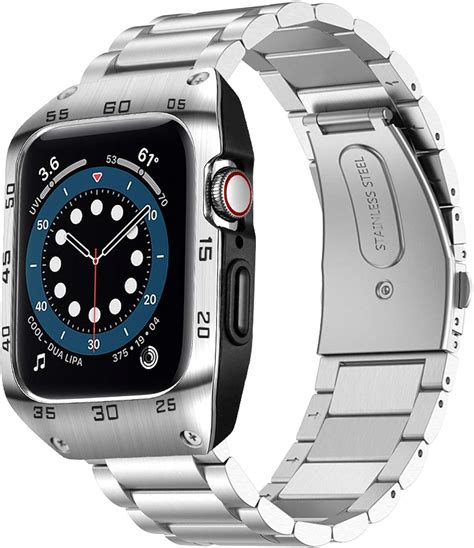 Amazon.com: HATALKIN Compatible with Apple Watch Band 44mm Series 6 5 4 ...