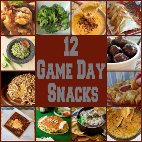 12 Game Day Snacks – Mamal Diane