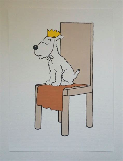 Tintin Snowy Painting Tintin Drawing Snowy Drawing Original - Etsy ...