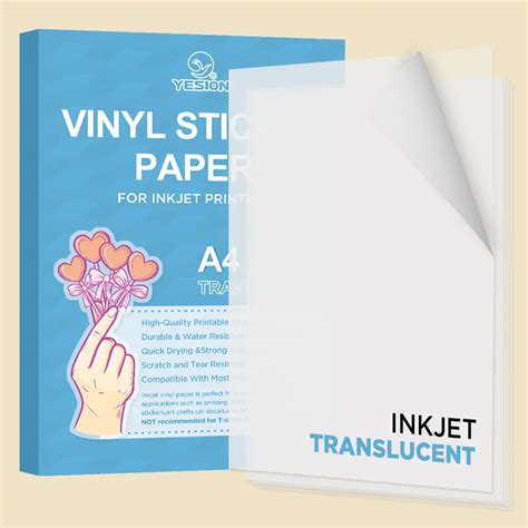 PET Translucent Sticker Paper Wholesal/Bulk, China