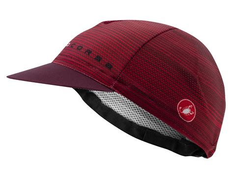 Castelli Rosso Corsa Cap (Bordeaux) - Performance Bicycle