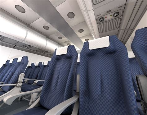 Airplane-Interior 3D Model .obj .3ds .c4d - CGTrader.com