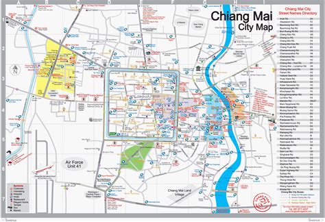 Chiang Mai Tourism: Chiang mai tourism Map