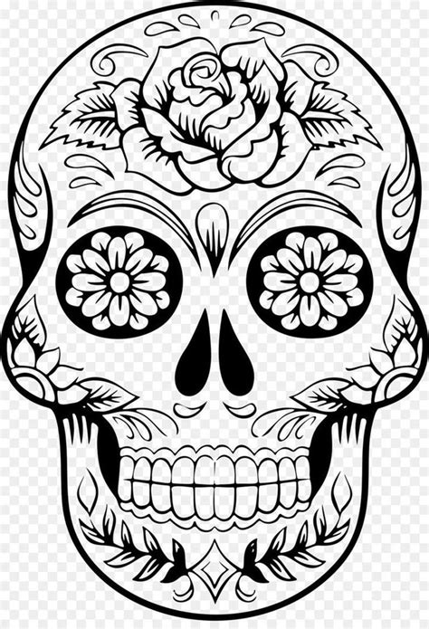 Sugar Skull Svg Png Cut File, Download, Day of the Dead, Skull Svg ...