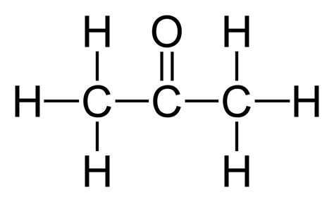 Acetone Formula (C3H6O) - Structural and Organic Formula of Acetone ...