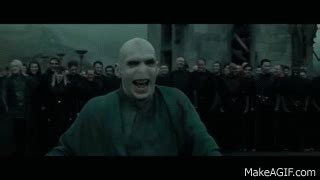 Voldemort laughing like a retard on Make a GIF