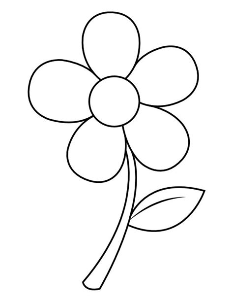 Printable Coloring Pages For Flowers - AaronfvLin