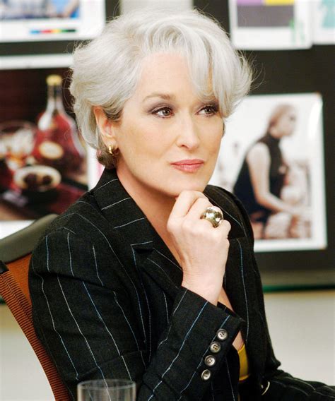 Meryl Streep as Miranda Priestly; 2006 The Devil Wears Prada ...