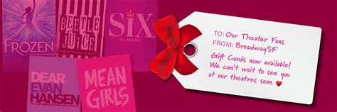 Gift Cards | Tickets | BroadwaySF