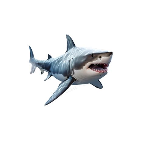 Premium PSD | 3d shark vector clip art