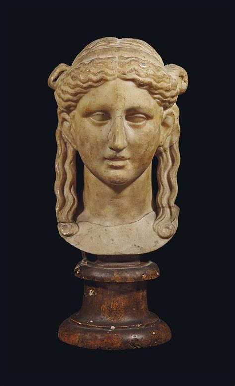 A ROMAN MARBLE HEAD OF A YOUNG WOMAN - CIRCA 2ND CENTURY A.D. | Roman ...