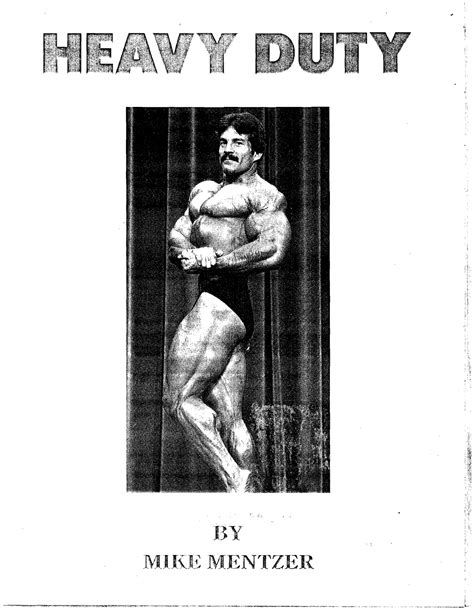 Mike Mentzer Heavy Duty Scanned Book - Training & Development - Studocu