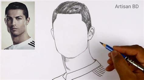 How To Draw Cristiano Ronaldo Step By Step