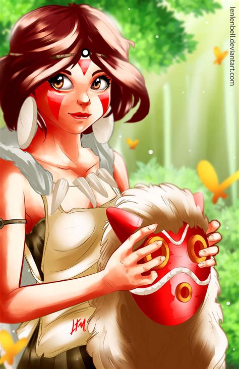 Princess Mononoke-Fan Art by LenLenbell on DeviantArt