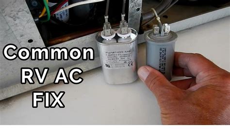 RV Motorhome AC Air Conditioner Unit Run Capacititor Replacement Large ...