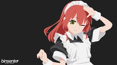 Download Maid Ikuyo Kita Anime Bocchi The Rock! 4k Ultra HD Wallpaper ...