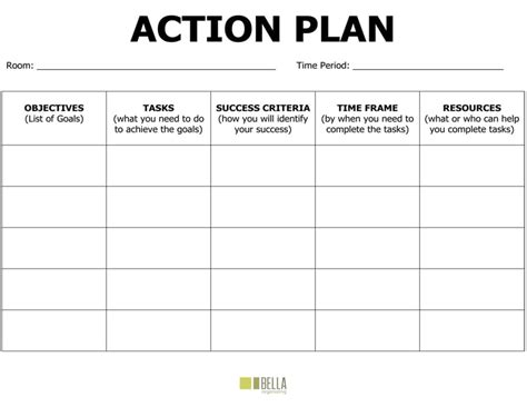 Action Plan Calendar - Carri Cristin