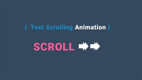 16+ Text Scrolling Animation Code Snippets - OnAirCode