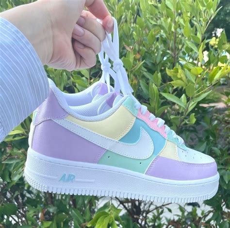 Colourful Airforce’s ️🧡💛💚💙💜 in 2023 | Air force one shoes, Air force ...