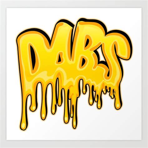 Dabs Art Print by Cannalusions Clothing Co. | Society6