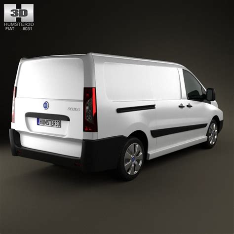 3d van fiat scudo model