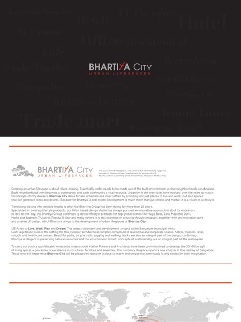 Bhartiya City Brochure | PDF | Bangalore | Retail