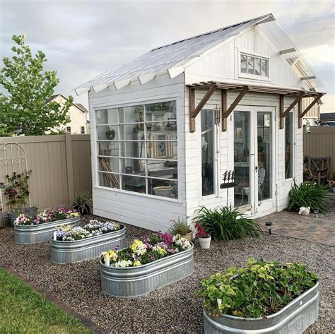 Our Favorite Greenhouse Sheds - She Shed Living