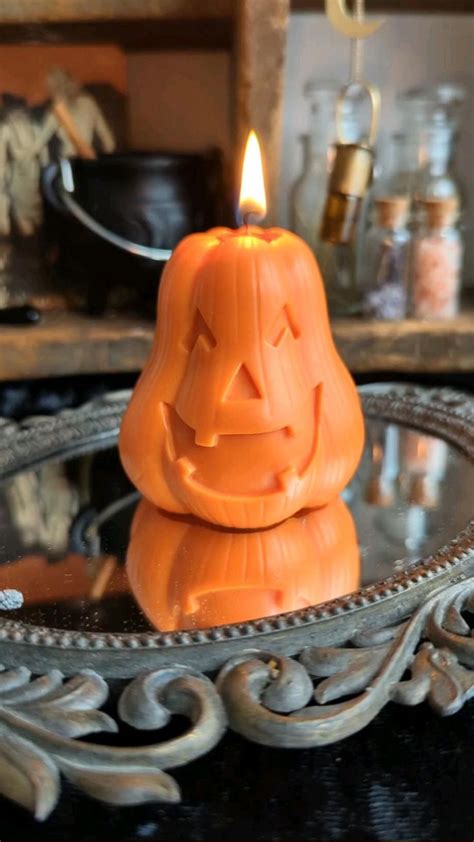 Jack-o'-lantern Candle Holder for Spooky Home Decor