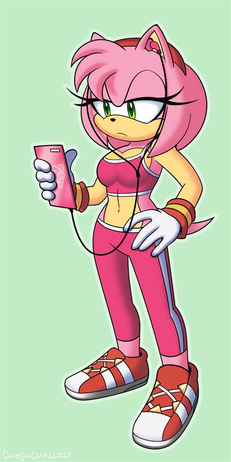 AmyFit by OmegaSunBurst on DeviantArt | Amy rose, Sonic and amy, Amy ...