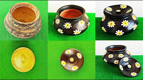 Easy old matka Makeover for home decor idea | Terracotta clay pots ...