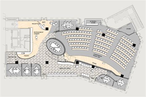 Conference Hall Design Plan