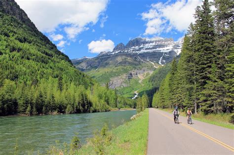 Cycling on Going-to-the-Sun Road in Glacier National Park | Whitefish ...