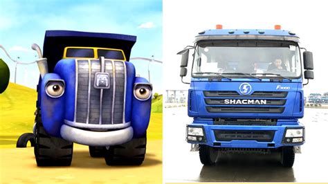 Trucktown Characters In Real Life Part 4 | Cartoon Characters - YouTube