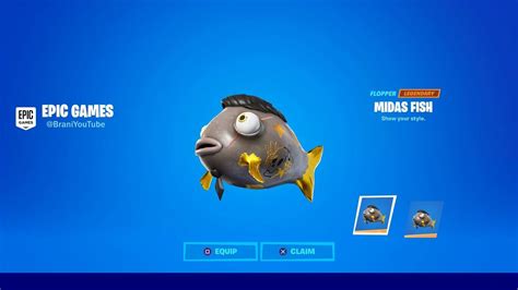 HOW TO GET NEW MIDAS FISH IN FORTNITE! - YouTube | Fortnite, Epic games ...