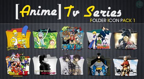 Anime Tv Series FOLDER ICON Pack1 by Kareembeast on DeviantArt