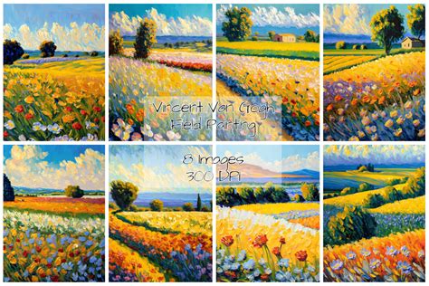 ArtStation - Vincent Van Gogh Field Painting 8 Images | Artworks