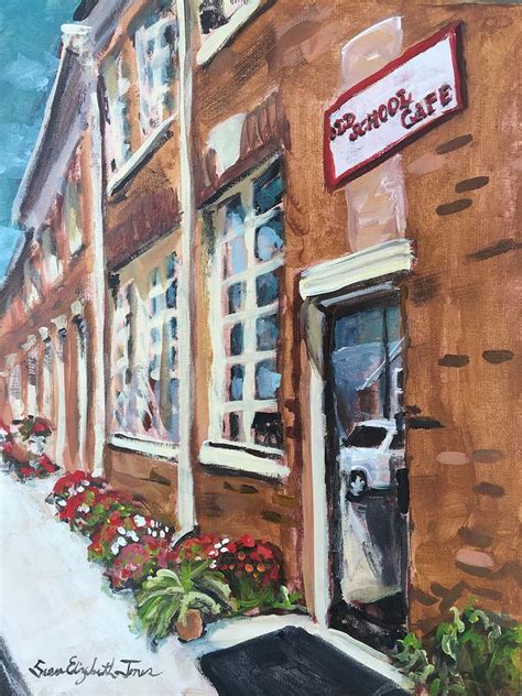 Old School Cafe Painting by Susan Elizabeth Jones - Fine Art America