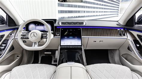 Mercedes-Benz S 580 e lang AMG Line 2021 5K Interior Wallpaper | HD Car ...