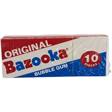 Original Bazooka Bubble Gum 10 Piece Pack – Sour Me Sweet Confectionery