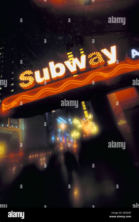 New York City subway sign Stock Photo - Alamy