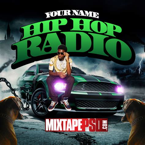 Free Mixtape Cover Template Hip Hop Radio 4 - Graphic Design ...