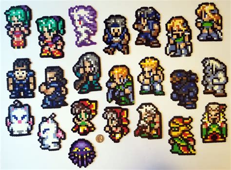 Kitchen Décor Final Fantasy 6 Sprites PixelArt Refrigerator Magnets ...