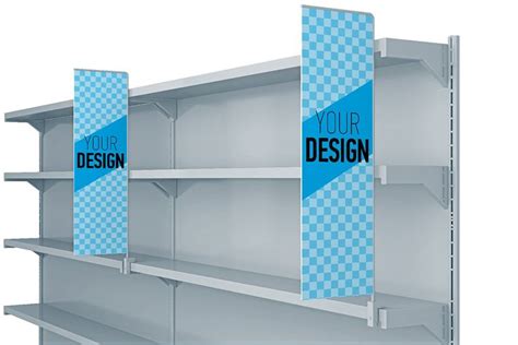 POSM Store Shelf Banner Mockup 1 | Store shelves, Shelves, Posm