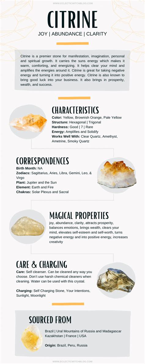 Citrine crystal properties – Artofit