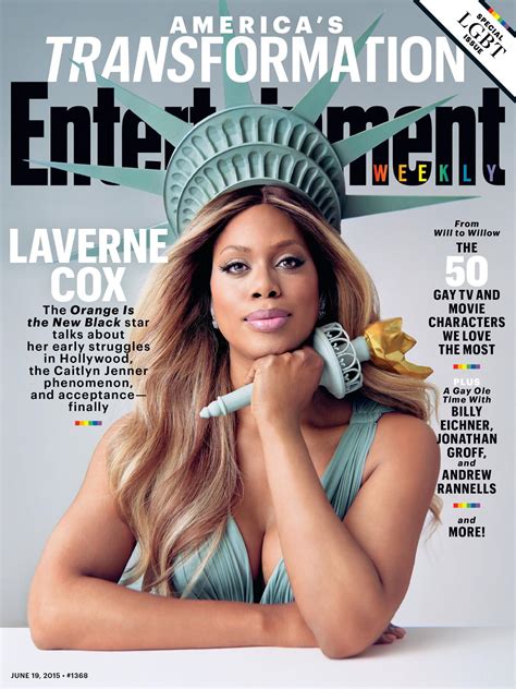 Laverne Cox Slays on the Cover of Entertainment Weekly's LGBT issue ...