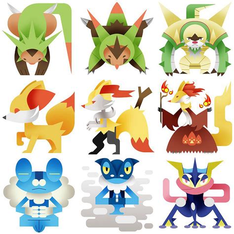 Kalos Starters | Pokemon | Pokemon, All pokemon, Pokemon starters