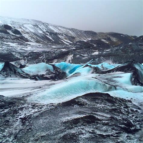 Solheimajokull Glacier, #Iceland. Went on s beautiful glacier trek ...